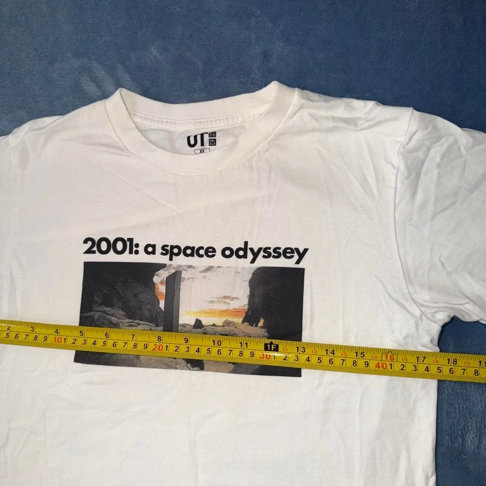 White 2001: A Space Odyssey Uniqlo UT T-shirt